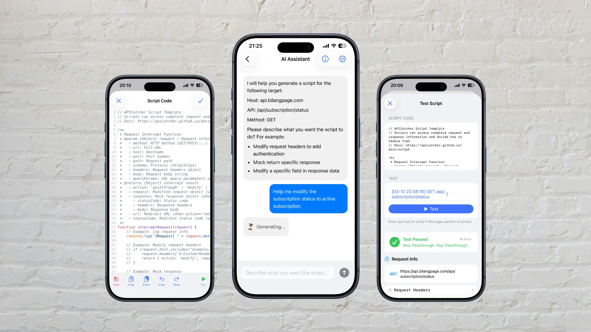 apicatcher | script ai assistant