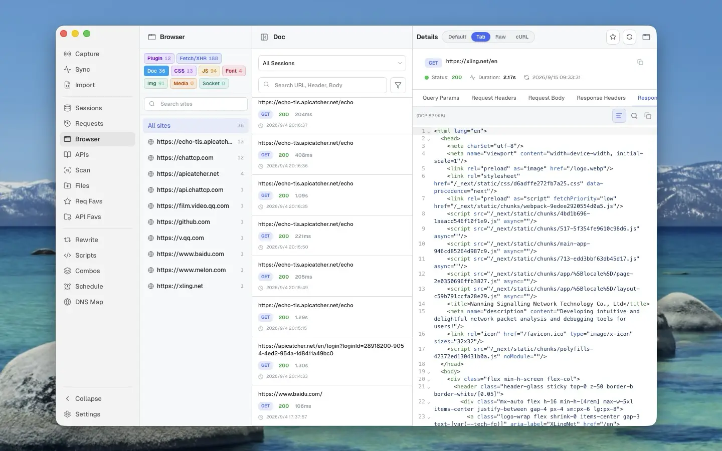 ApiCatcher for macOS | Browser